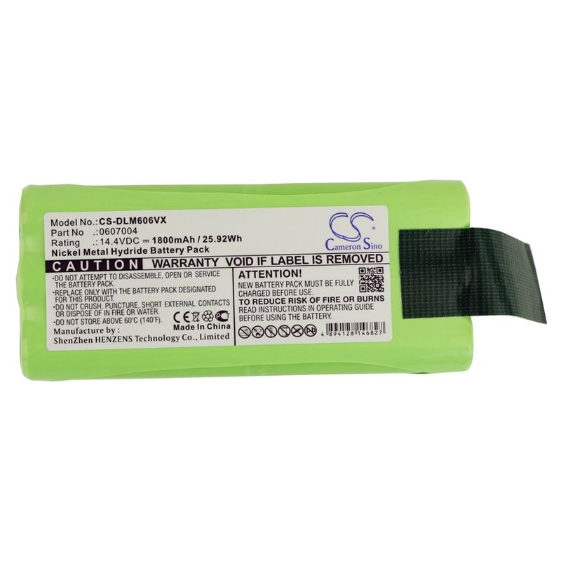 Ni-mh Battery Fits Dirt Devil, Libero M606, Libero M606-1, Libero M606-2 14.4v, 1800mah Vacuum Cameron Sino Technology Limited