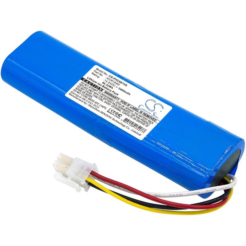 Li-ion Battery fits Philips, Fc8705, Fc8710, Fc8772 14.8V, 3400mAh Vacuum Cameron Sino Technology Limited