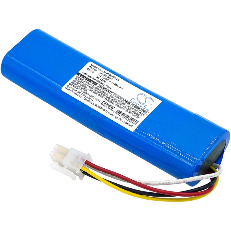 Li-ion Battery fits Philips, Fc8705, Fc8710, Fc8772 14.8V, 2600mAh Vacuum Cameron Sino Technology Limited