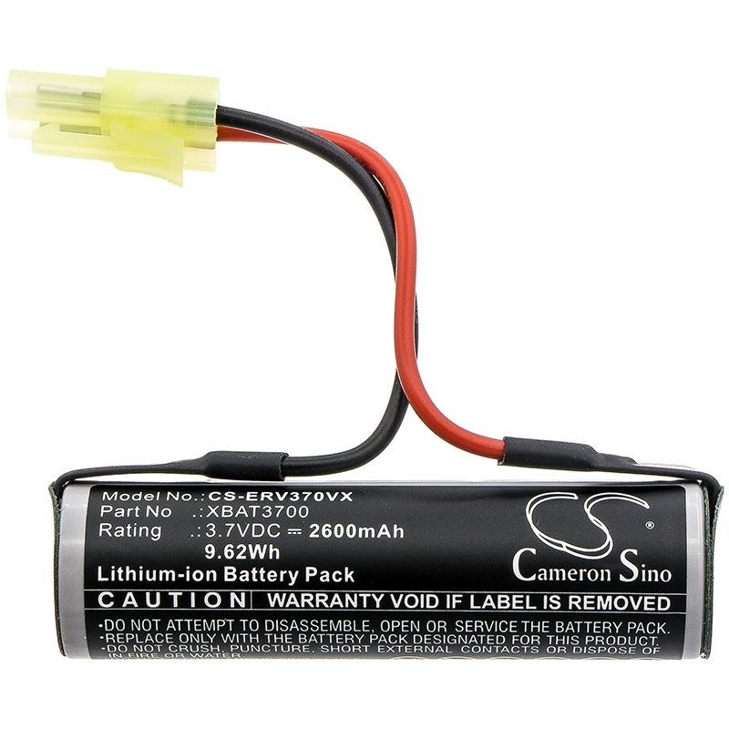 Li-ion Battery fits Shark, Cordless Rechargeable Hard Floor Sweeper V3700uk, V3700, V3700uk 3.7V, 2600mAh Vacuum Cameron Sino Technology Limited