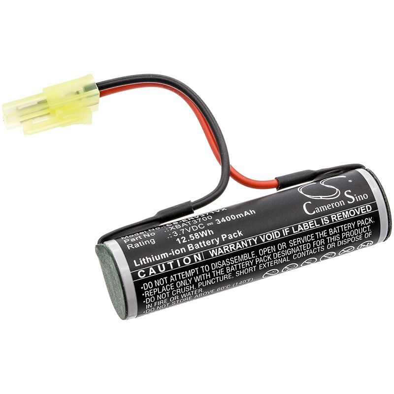 Li-ion Battery fits Shark, Cordless Rechargeable Hard Floor Sweeper V3700uk, V3700, V3700uk 3.7V, 3400mAh Vacuum Cameron Sino Technology Limited