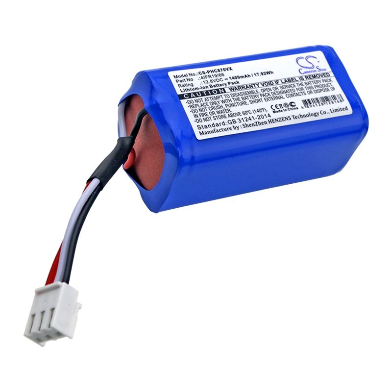 LiFePO4 Battery fits Philips, Fc8603, Fc8700, Fc8705 12.8V, 1400mAh Vacuum Cameron Sino Technology Limited