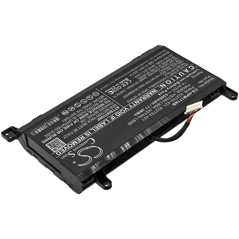 12 Pin Version Li-ion Battery Fits Hp, Omen 17-an, 14.6v, 5300mah Notebook & Laptop Cameron Sino Technology Limited
