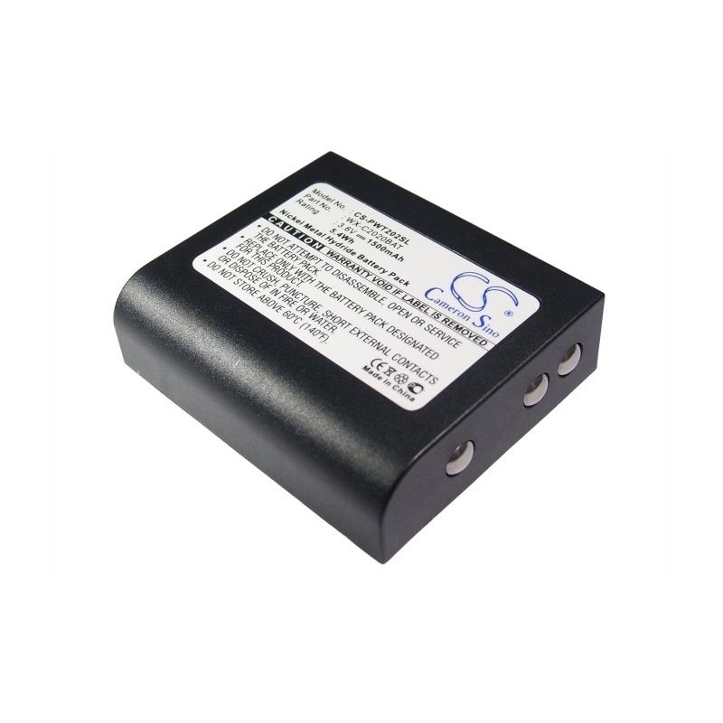 Ni-MH Battery fits Panasonic, Ultraplex Ii, Wx-ct2020, 3.6V, 1500mAh Wireless Headset Cameron Sino Technology Limited