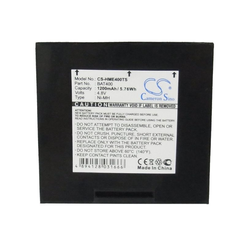Ni-MH Battery fits Hme, 400, 430, 900bp 4.8V, 1200mAh Wireless Headset Cameron Sino Technology Limited