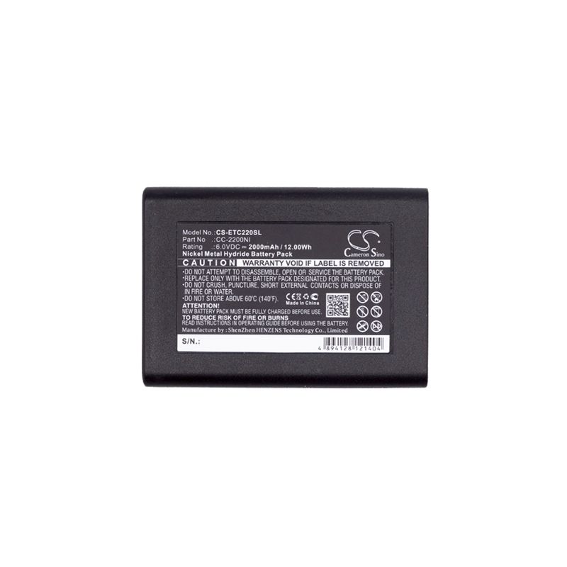 Ni-MH Battery fits Eartec, Comstar Com-center, Comstar Com-center Base Station, 6V, 2000mAh Wireless Headset Cameron Sino Technology Limited