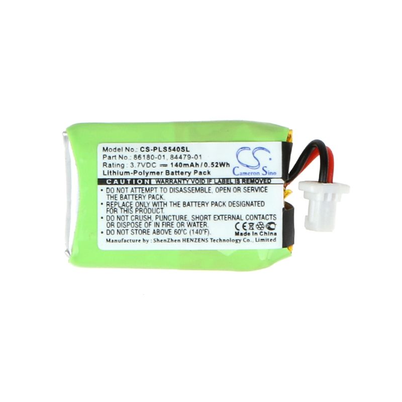 Li-polymer Battery Fits Plantronics, Cs540, Cs540a, Savi Cs540 3.7v, 140mah Wireless Headset Cameron Sino Technology Limited