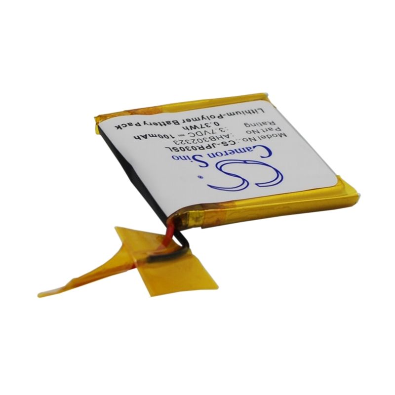 Li-Polymer Battery fits Jabra, Bt3030, Street2, 3.7V, 100mAh Wireless Headset Cameron Sino Technology Limited