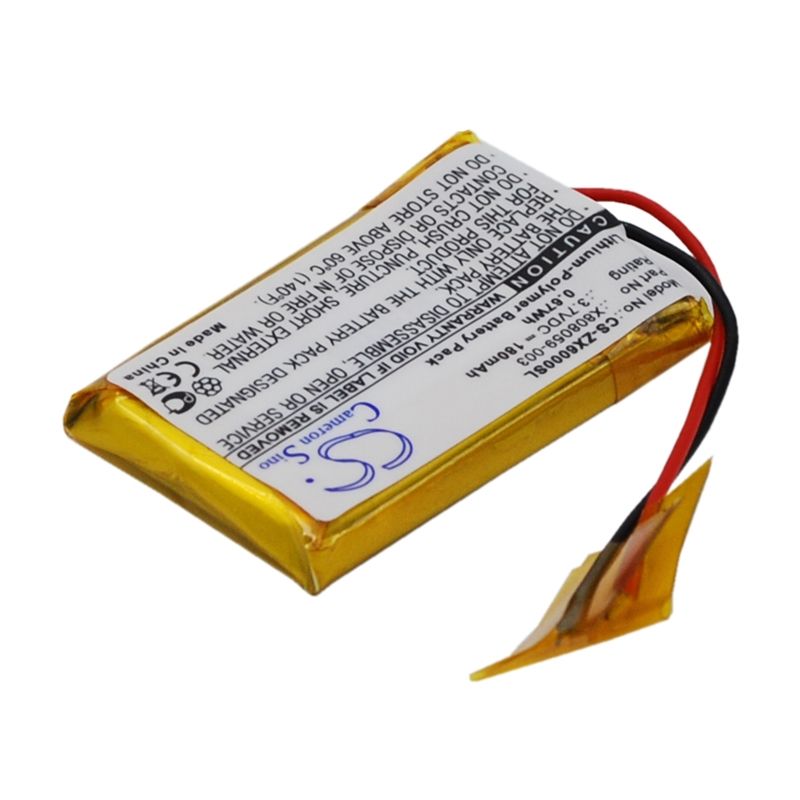 Li-Polymer Battery fits Microsoft, Lifechat Zx-6000, Siemens, Gigaset Zx600 3.7V, 180mAh Wireless Headset Cameron Sino Technology Limited
