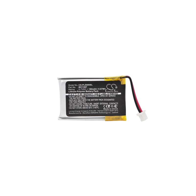 Li-Polymer Battery fits Plantronics, Cs60, Hl10, 3.7V, 180mAh Wireless Headset Cameron Sino Technology Limited
