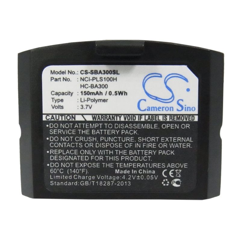 Li-Polymer Battery fits Sennheiser, Is 410, Is410, Is-410 3.7V, 150mAh Wireless Headset Cameron Sino Technology Limited