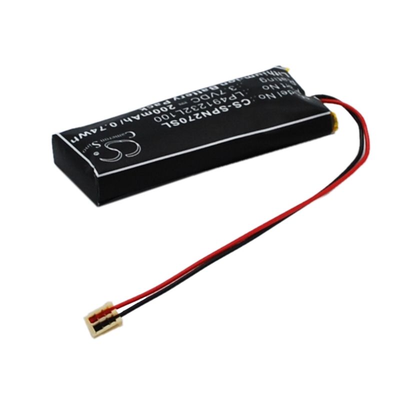 Li-Polymer Battery fits Sony, Psp-n270, Psp-n270g, 3.7V, 200mAh Wireless Headset Cameron Sino Technology Limited