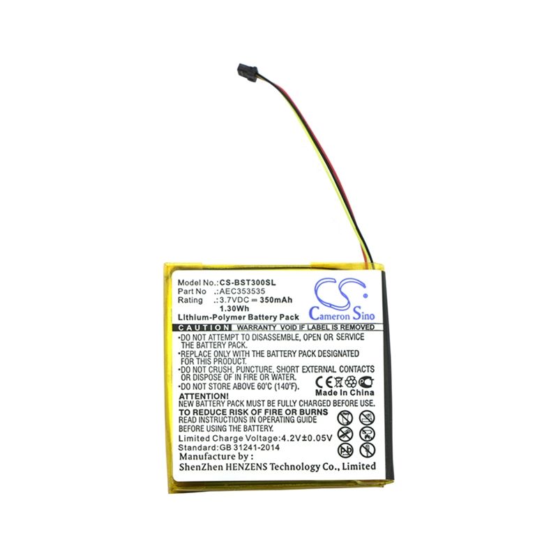Li-polymer Battery Fits Beats, Solo 2.0, Solo 3.0, 3.7v, 350mah Wireless Headset Cameron Sino Technology Limited