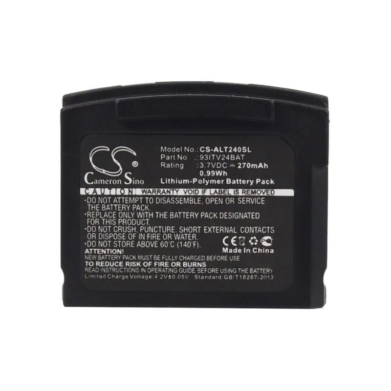 Li-Polymer Battery fits Amplicom, Tv2400, Tv2410, Tv2500 3.7V, 270mAh Business Cameron Sino Technology Limited (Suspended)