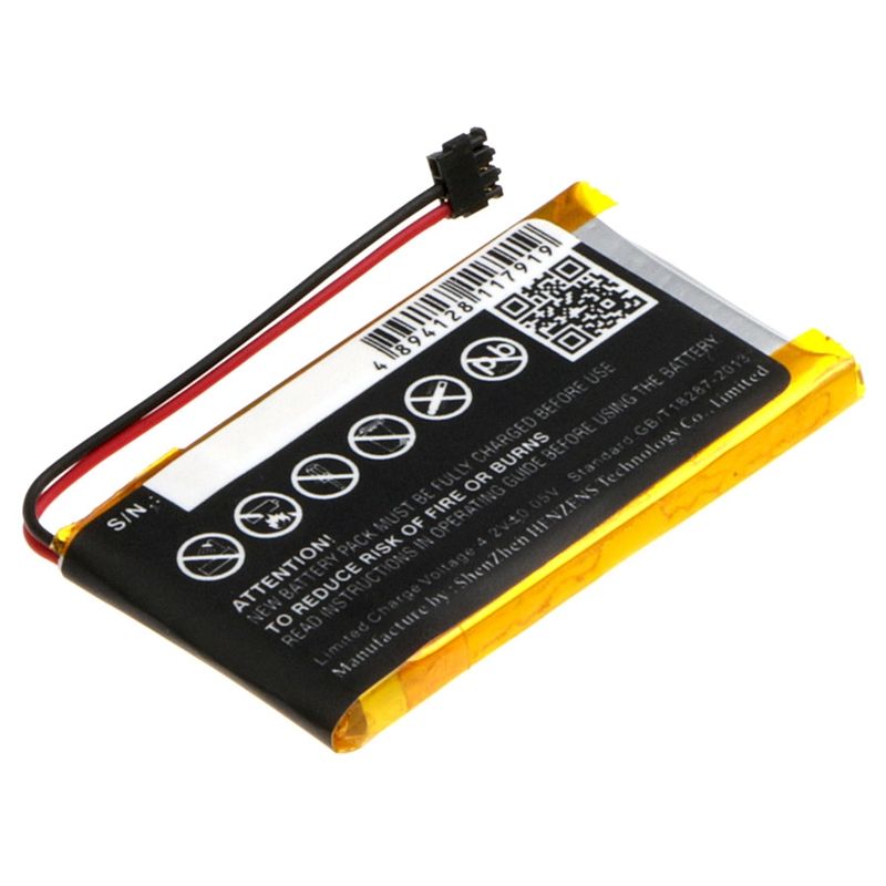 Li-Polymer Battery fits Htc, Mini Bl R120 Bluetooth Media Handset, Htc 3.7V, 300mAh Wireless Headset Cameron Sino Technology Limited