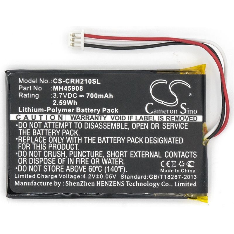 Li-polymer Battery Fits Corsair, Ca-9011127-na, Ca-9011136-ap, Gaming H2100 Dolby 7.1 Wireless Gaming Headset 3.7v, 700mah Wireless Headset Cameron Sino Technology Limited