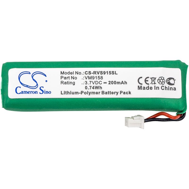 Li-polymer Battery Fits Revolabs, Solo Field, Revolabs 3.7v, 200mah Wireless Headset Cameron Sino Technology Limited