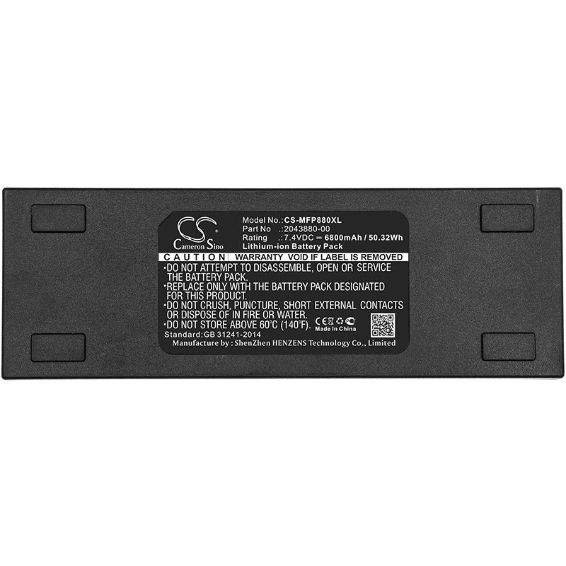 Li-ion Battery fits Mackie, Freeplay Personal Pa, Mackie 7.4V, 6800mAh Wireless Headset Cameron Sino Technology Limited