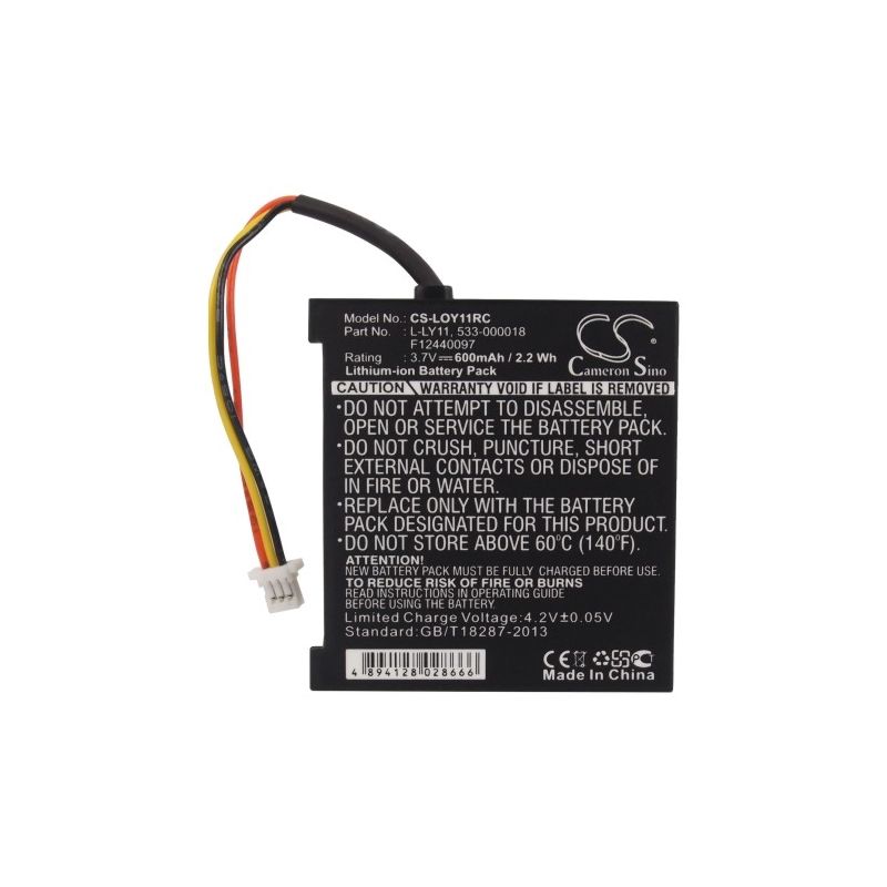 Li-ion Battery Fits Logitech, G930, Gaming Headset G930, Headset G930 3.7v, 600mah Keyboard,Mouse Cameron Sino Technology Limited