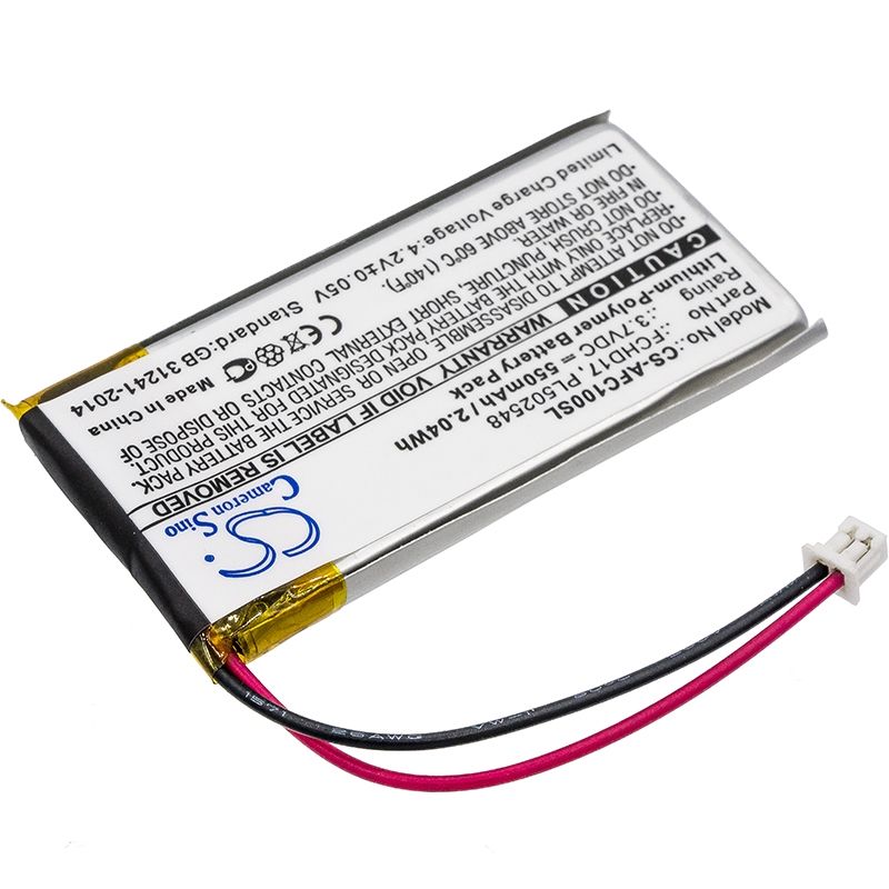Li-Polymer Battery fits Acme, Carc, Flycamone 720p, Flycamone Hd 3.7V, 550mAh Camera Cameron Sino Technology Limited