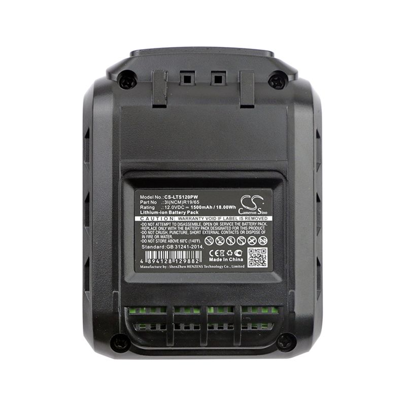 Li-ion Battery fits Lux-tools, Abs-12-li, 12.0V, 1500mAh Power Tools Cameron Sino Technology Limited