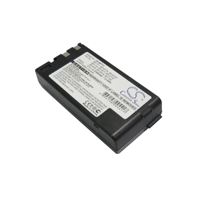 Ni-mh Battery Fits Canon, E06, E07, E08 6.0v, 2100mah Camera Cameron Sino Technology Limited