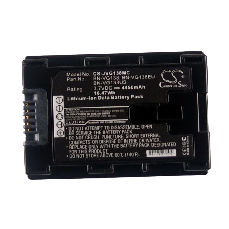 Li-ion Battery Fits Jvc, Gz-e10, Gz-e100, Gz-e200 3.7v, 4450mah Camera Cameron Sino Technology Limited