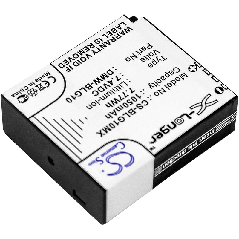 Li-ion Battery fits Leica, D-lux Type 109, Panasonic, Lumix Dmc-gf3 7.4V, 1050mAh Camera Cameron Sino Technology Limited