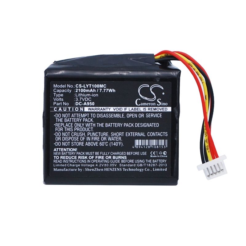 Li-ion Battery fits Lytro, Illum A1, Illum F1 3.7V, 2100mAh Camera Cameron Sino Technology Limited