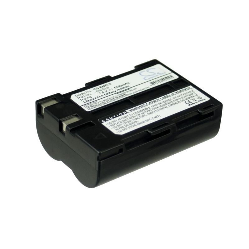 Li-ion Battery fits Nikon, D100, D100 Slr, D50 7.4V, 1300mAh Camera Cameron Sino Technology Limited