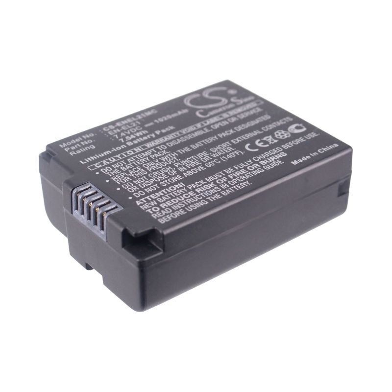 Li-ion Battery fits Nikon, 1 V2 7.4V, 1020mAh Camera Cameron Sino Technology Limited