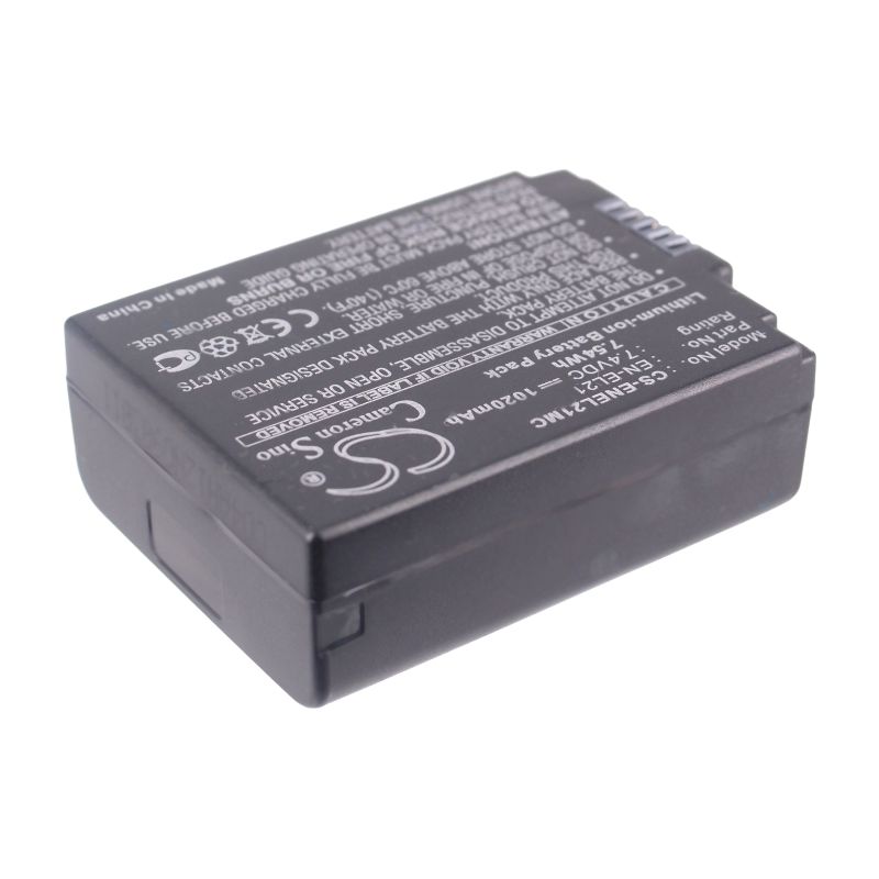 Li-ion Battery fits Nikon, 1 V2 7.4V, 1020mAh Camera Cameron Sino Technology Limited