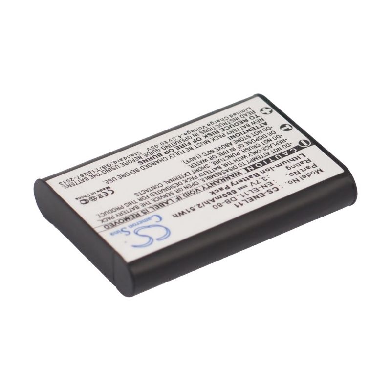 Li-ion Battery Fits Nikon, Coolpix S550, Coolpix S560, Olympus 3.7v, 680mah Camera Cameron Sino Technology Limited