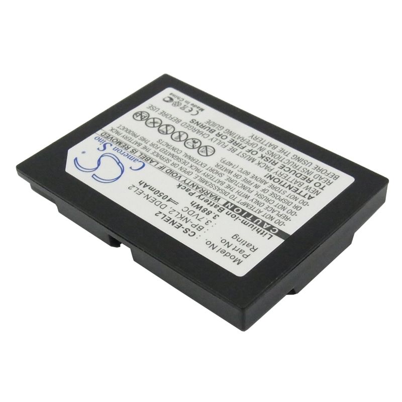 Li-ion Battery fits Nikon, Coolpix 2500, Coolpix 3500, Coolpix Sq 3.7V, 1050mAh Camera Cameron Sino Technology Limited