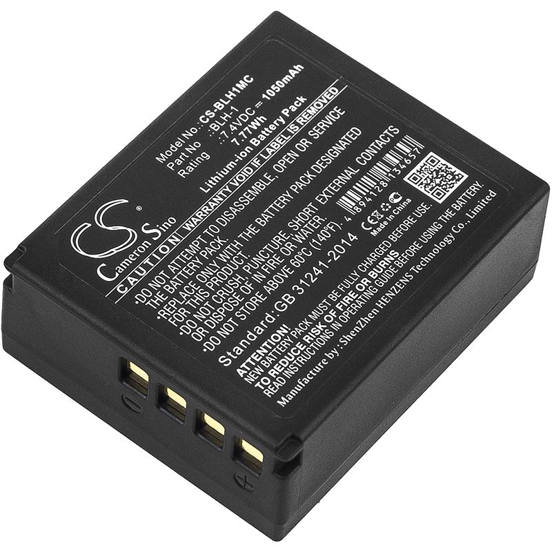 Li-ion Battery fits Olympus, E-m1, E-m1 Mark Ii, Mark Ii Mirrorless 7.4V, 1050mAh Camera Cameron Sino Technology Limited