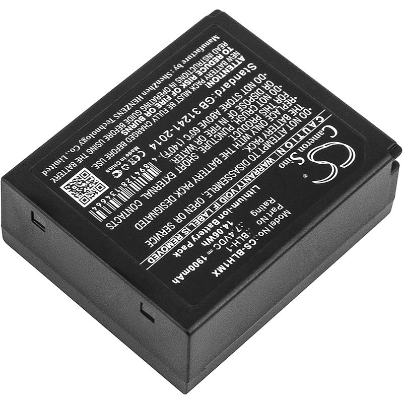 Li-ion Battery Fits Olympus, E-m1, E-m1 Mark Ii, Mark Ii Mirrorless 7.4v, 1900mah Camera Cameron Sino Technology Limited