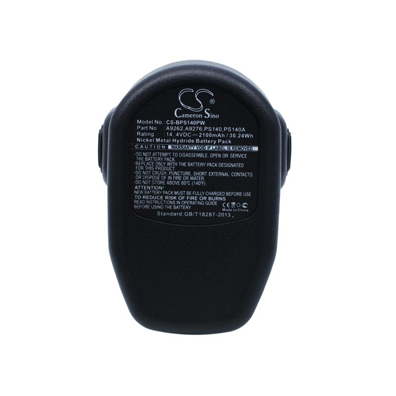 Ni-mh Battery Fits Black & Decker, Cd1402k2, Cd140gk, Cd140gk2 14.4v, 2100mah Power Tools Cameron Sino Technology Limited