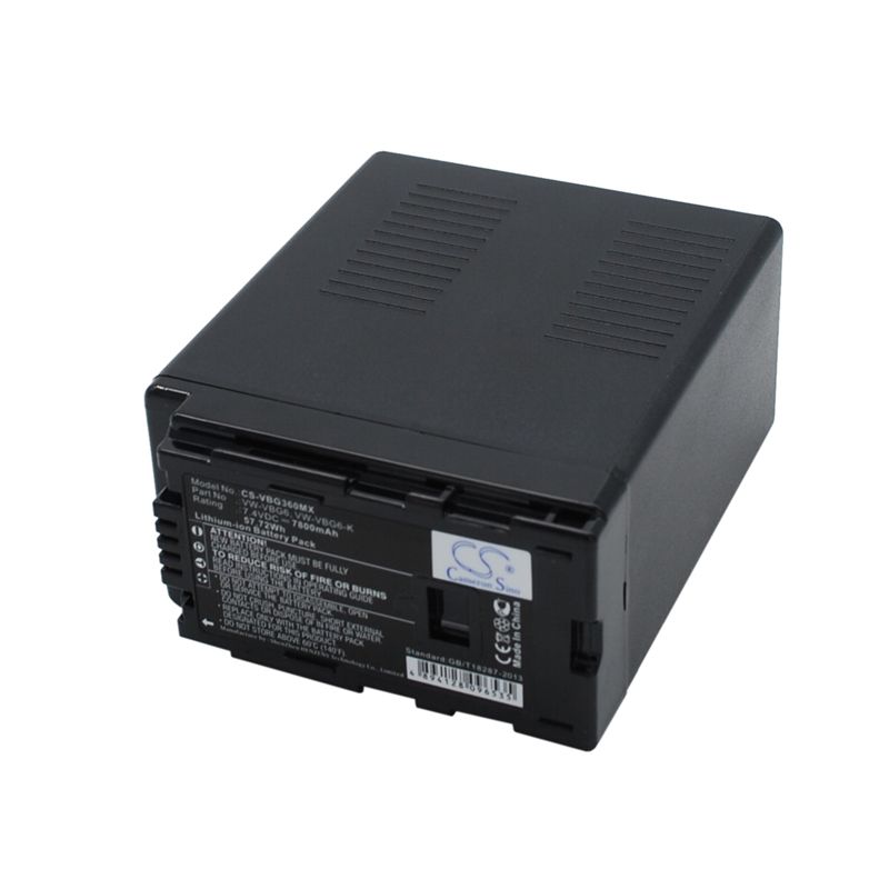 Li-ion Battery fits Panasonic, Ag-ac130, Ag-ac130a, Ag-ac130aej 7.4V, 7800mAh Camera Cameron Sino Technology Limited