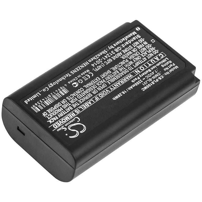 Li-ion Battery fits Panasonic, Lumix S1, Lumix S1r 7.4V, 2200mAh Camera Cameron Sino Technology Limited