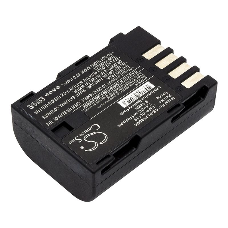 Li-ion Battery fits Panasonic, Lumix Dmc-gh3, Lumix Dmc-gh3a, Lumix Dmc-gh3agk 7.4V, 1100mAh Camera Cameron Sino Technology Limited
