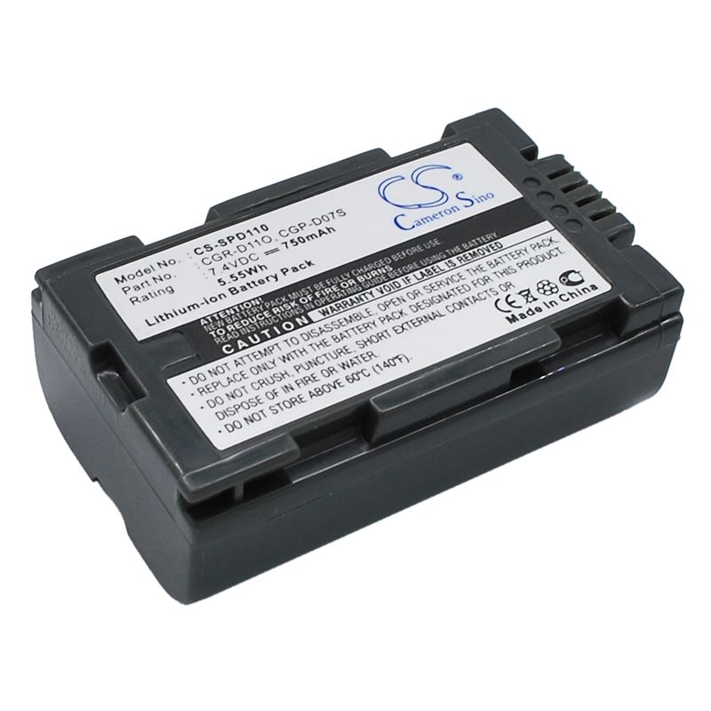Li-ion Battery fits Panasonic, Ag-dvc15, Ag-dvx100be, Aj-pcs060g(portable Hard Disk Unit) 7.4V, 750mAh Home Electronics Cameron Sino Technology Limited