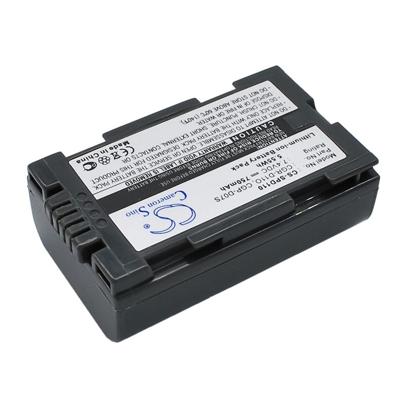 Li-ion Battery fits Panasonic, Ag-dvc15, Ag-dvx100be, Aj-pcs060g(portable Hard Disk Unit) 7.4V, 750mAh Home Electronics Cameron Sino Technology Limited
