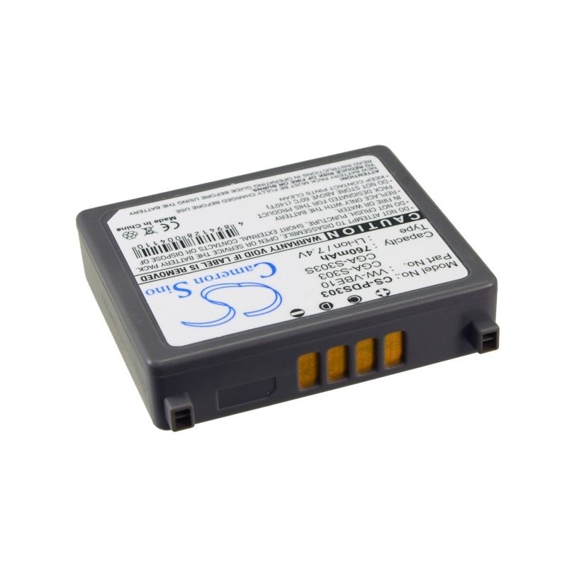Li-ion Battery fits Panasonic, Sdr-s100, Sdr-s100eg-s, Sdr-s100e-s 7.4V, 760mAh Camera Cameron Sino Technology Limited