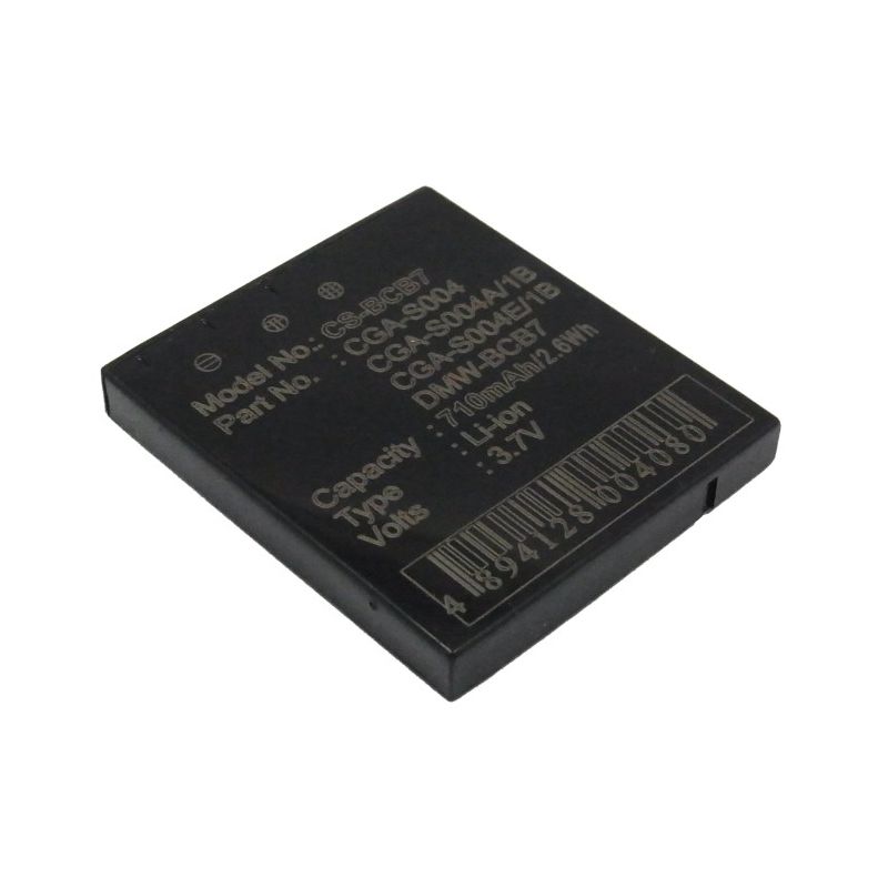 Li-ion Battery Fits Panasonic, Dmc-fx2b, Dmc-fx2ebs, Dmc-fx2eg-s 3.7v, 710mah Camera Cameron Sino Technology Limited