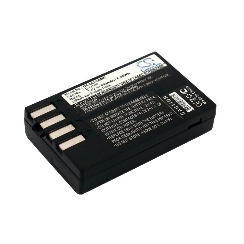 Li-ion Battery Fits Pentax, K2, K-2, K30 7.4v, 900mah Camera Cameron Sino Technology Limited