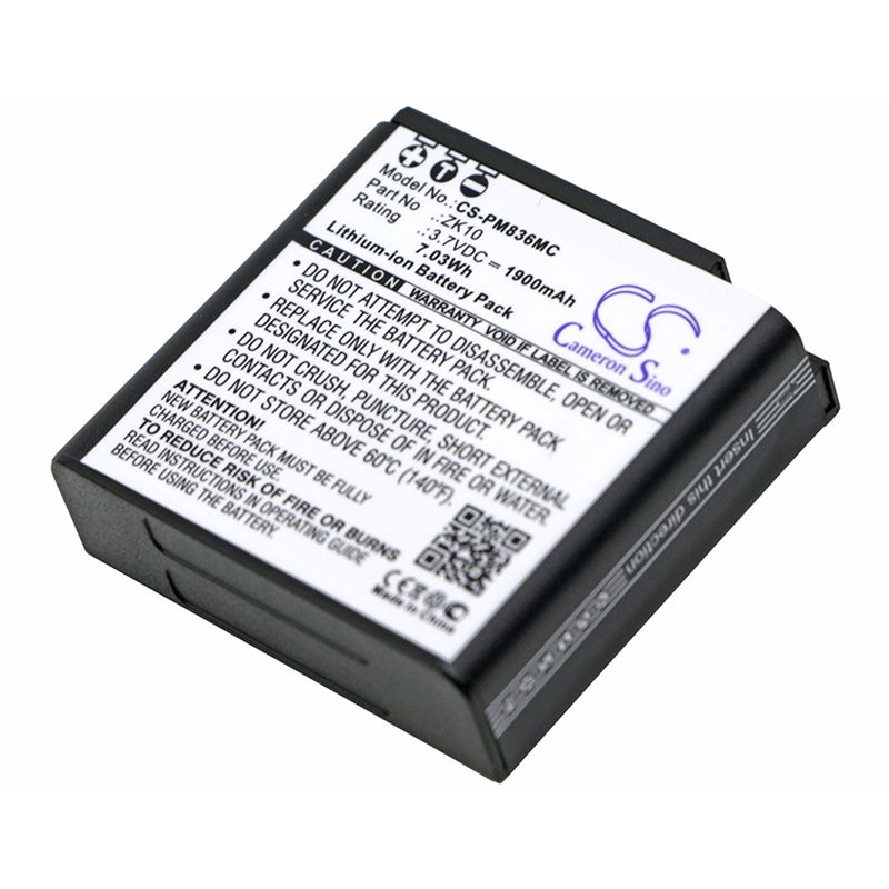 Li-ion Battery fits Polaroid, Im1836 3.7V, 1900mAh Camera Cameron Sino Technology Limited