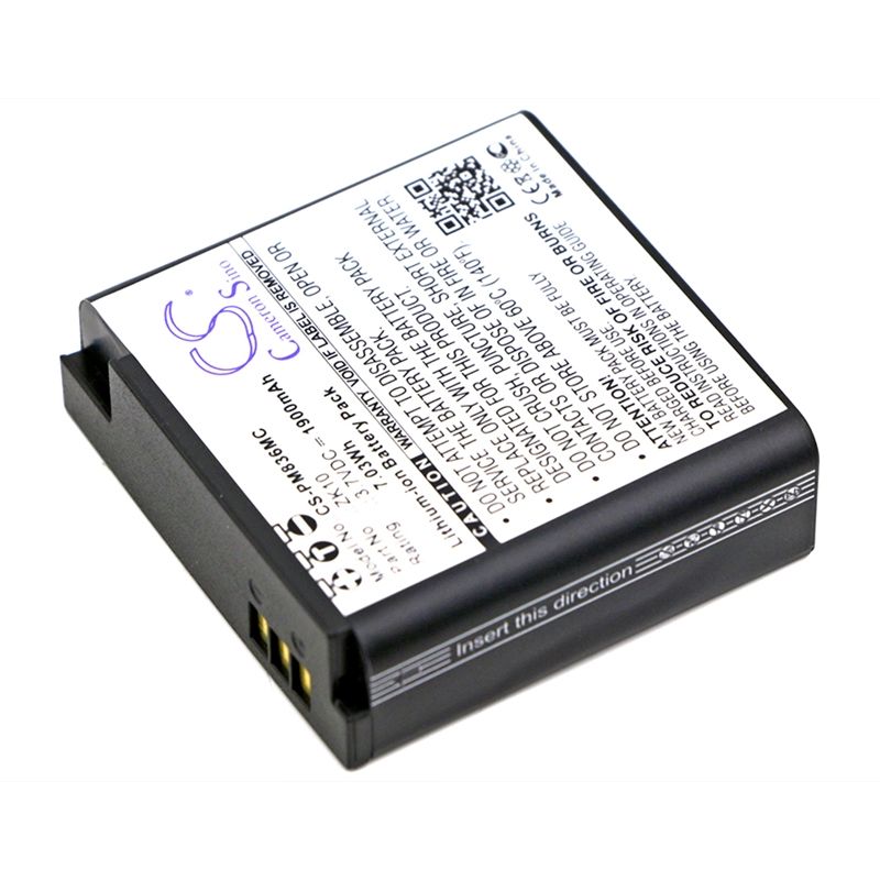 Li-ion Battery fits Polaroid, Im1836 3.7V, 1900mAh Camera Cameron Sino Technology Limited