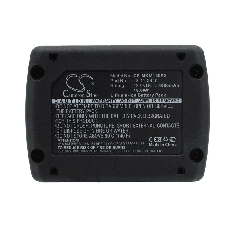 Li-ion Battery Fits Milwaukee, M12, M12 Redlithium Xc 4.0, 12.0v, 4000mah Power Tools Cameron Sino Technology Limited