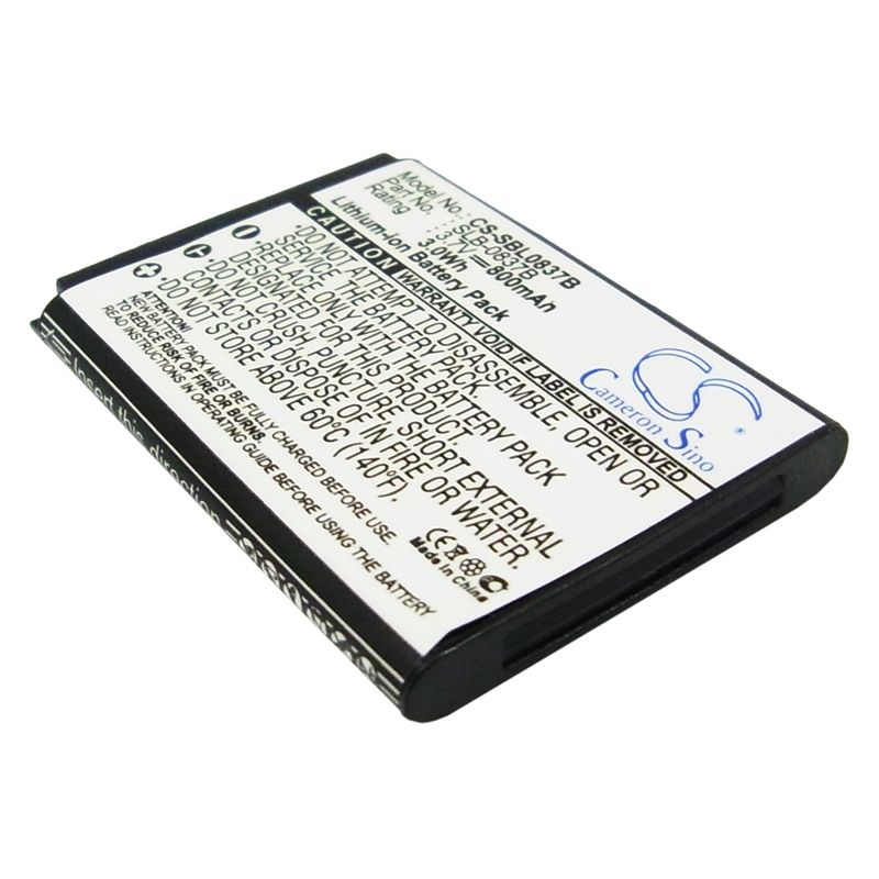 Li-ion Battery fits Samsung, Digimax L70, Digimax L70b, L201 3.7V, 800mAh Camera Cameron Sino Technology Limited