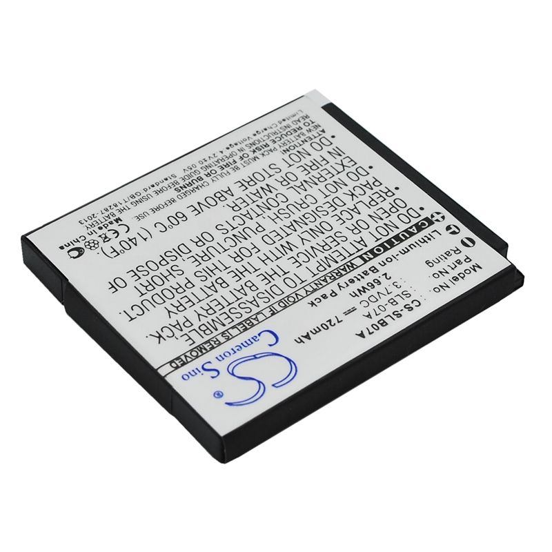 Li-ion Battery Fits Samsung, St50, St500, St550 3.7v, 720mah Camera Cameron Sino Technology Limited